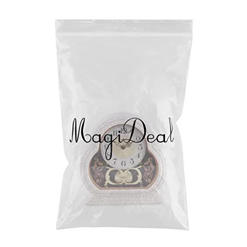 CALANDIS Table Clock Battery Operated Wall Mounted Silent for Living Room Bedroom White