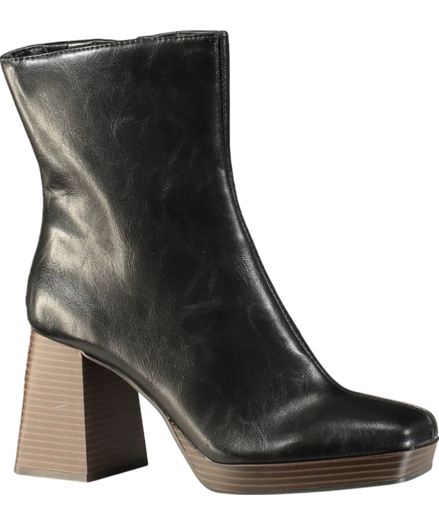 Coconuts by Matisse Duke Platform Bootie In Black UK 6.5 EU 39.5 👠