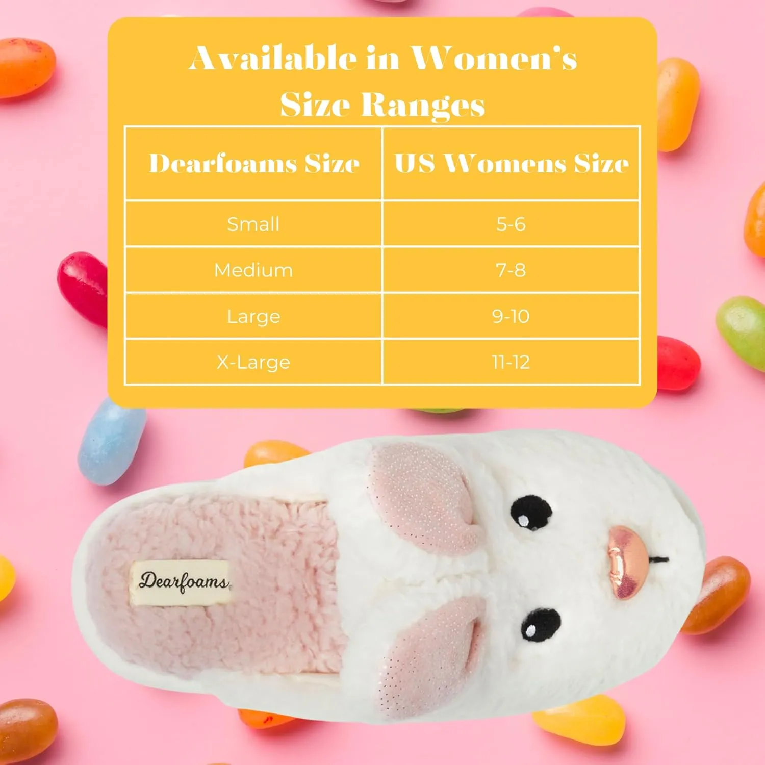 Dearfoams Women's Fuzzy Mom Easter Valentines Mothers Day Slippers