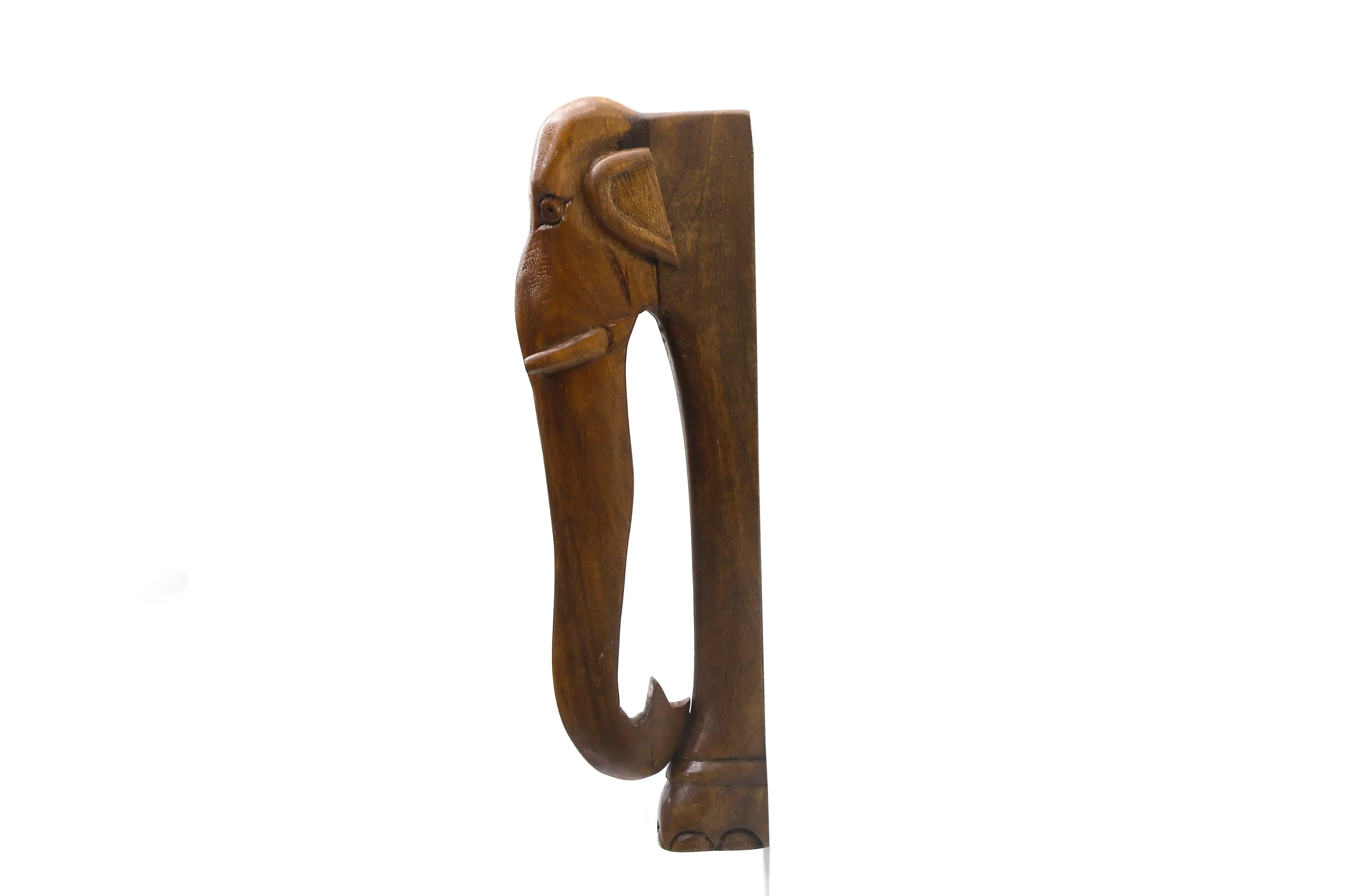 Solid Wooden Elephant Door Handle
