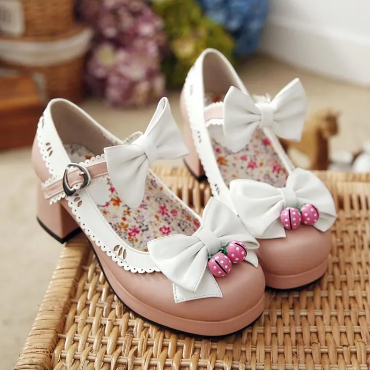 Strawberry Bells Lolita Shoes SD01996
