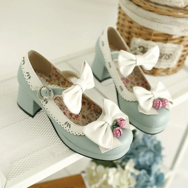 Strawberry Bells Lolita Shoes SD01996