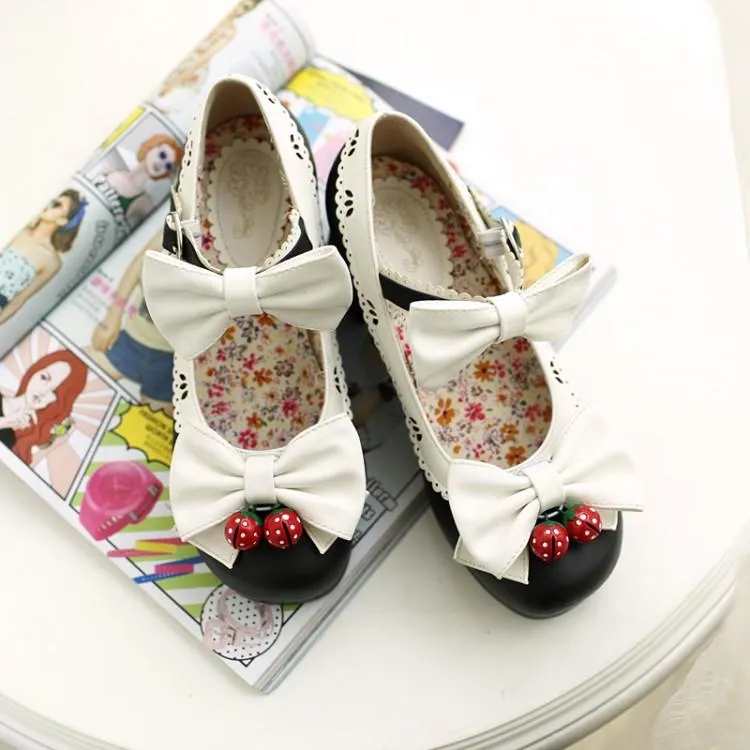 Strawberry Bells Lolita Shoes SD01996