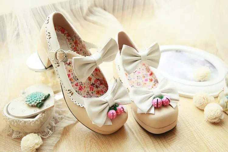 Strawberry Bells Lolita Shoes SD01996